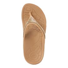 Aetrex® Fiji Sparkle Water-Friendly Orthotic Thong