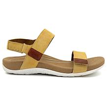 Aetrex Leslie Adjustable Suede Sandals