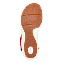 Aetrex® Savannah Leather Heeled Sandal