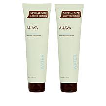 AHAVA Mineral Foot Cream 2-pack