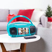 Aiwa 7" LCD Streaming, DVD, CD, FM Radio & Bluetooth Portable Boombox