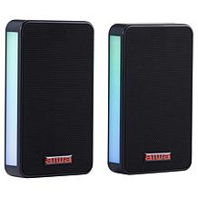 Aiwa Aura Light-Up Wall Speaker 2-pack