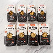 Al Dente Pasta Protein Pasta Fettuccine and Cavatappi 8-Pack
