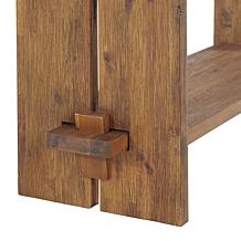 Alaterre Furniture Bethel 40" Entryway Bench with Storage Shelf