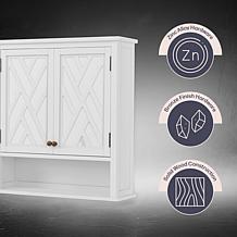 Alaterre Furniture Coventry Wall Mount Bathroom Cabinet