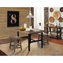 Alaterre Furniture Pomona 20" Saddle Seat Stool 