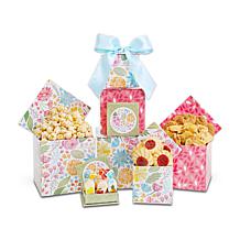 Alder Creek Floral Blooms Gift Tower of Treats