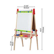 All-in-One Double-Sided Art Easel with Paper Roll and Accessories