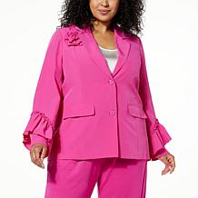 Allison Brown NY Bahamian Ruffle Blazer