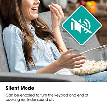 Almo 1.1 Cubic Foot White Countertop Microwave Oven