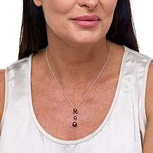 Amber Extraordinaire Honeycomb Linear Pendant with 18" Anchor Chain