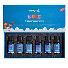 Amore Paris Kids Safe Natural Aromatherapy Essential Oils Starter Set
