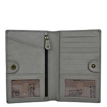 Anna by Anuschka Hand Painted Leather Two Fold Wallet
