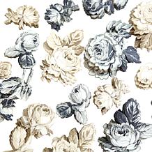 Anna Griffin® Black and Cream Flowers Sticker Set of 80