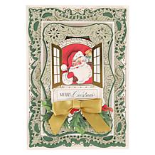 Anna Griffin® Christmas Glitter Foil Pattern 12 x 12 Cardstock