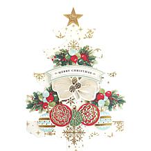 Anna Griffin® Christmas Tree-Shaped Cards and Embellishments