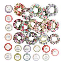Anna Griffin Floral Wreath 120 Count Stickers