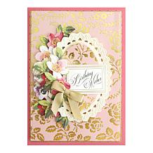 Anna Griffin® Gilded Floral Hot Foil Plates - Set of 2