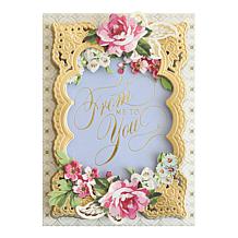 Anna Griffin® Gilded Sentiment Birthday/Friends Hot Foil Plates 4-pack