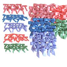 Anna Griffin® Perfect Palette Pre-Tied Satin Bows - Set of 100