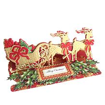 Anna Griffin® Sleigh Slimline Easel Card Dies