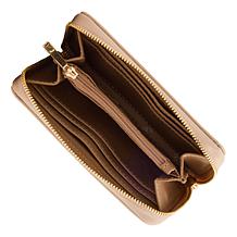 Anne Klein Solid Zip Around Wallet