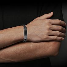 Antique ID Cuban Chain Bracelet