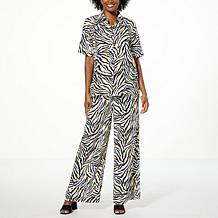 Antthony 2-piece Printed Challis Camp Shirt & Pant Set