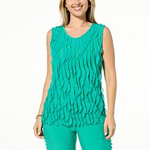 Antthony 2-piece Ruffle Tank Top & Cardigan Set