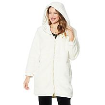 Antthony "Holiday Luxe" Reversible Hooded Coat