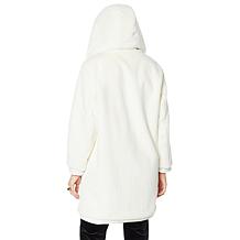 Antthony "Holiday Luxe" Reversible Hooded Coat