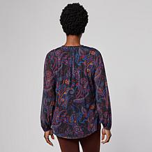 Antthony Printed Mesh Blouse