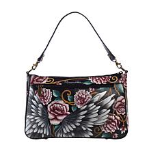 Anuschka Hand-Painted Leather Shoulder Bag