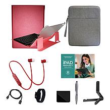 Apple 11 iPad 11th Gen 256GB w/Keyboard, Case & Starter Bundle- Silver