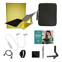 Apple 11 iPad 11th Gen 256GB w/Keyboard, Case & Starter Bundle - Blue