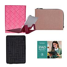 Apple 11 iPad 512GB w/Keyboard, Case, Sleeve and Accessories - Silver