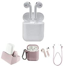Apple AirPods 2nd Gen. Earbuds with Wired Case Accessories
