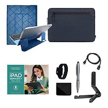 Apple iPad 11" 11th Gen Blue 128GB Wi-Fi Bundle w/Case & Voucher