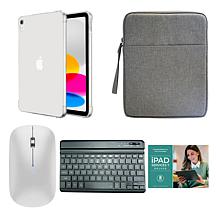 Apple iPad 11" Pink 512GB Tablet with Ombre Case & Keyboard