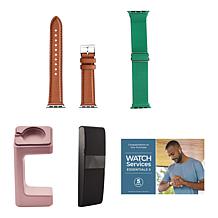 Apple Watch Series 10 42MM Silver Denim Smartwatch with S/M Bands