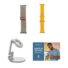 Apple Watch Series 11 GPS 42mm S/M Jet Black with Bands & Stand