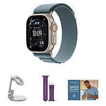 Apple Watch Ultra 3 GPS + Cellular 49mm Alpine Loop Band Medium Bundle