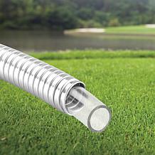 Aqua Joe 25' 0.5-inch Heavy-Duty Spiral Stainless Steel Garden Hose