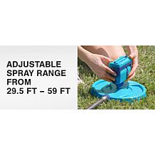 Aqua Joe 360 350 Degree Sled Oscillating Sprinkler