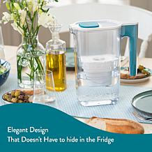 Aqua Optima Perfect Pour 6 Cup Water Filter Pitcher, 1 Filter