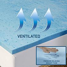 Arctic Sleep 2" Marbleized Gel Memory Foam Topper - King