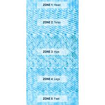 Arctic Sleep Cool Gel 1.5" 5-zone Memory Foam Mattress Topper - Full