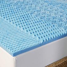 Arctic Sleep Cool Gel 1.5" 5-zone Memory Foam Mattress Topper - King