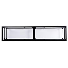 Ari Metal and Glass TV Stand - Black