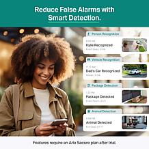 Arlo Essential 2K Outdoor 2-pack with Indoor PTZ Camera & Yard Sign